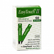 Тест - полоски на глюкозу Easy Touch 50 шт..